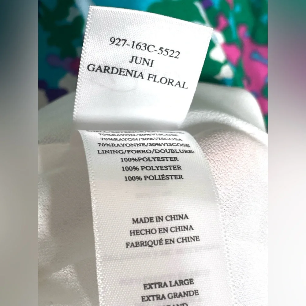 Rails Juni Gardenia Floral Print Dress Size XL New - Picture 8 of 8